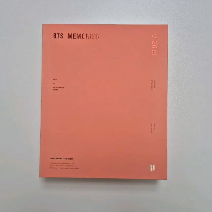 방탄 2019 메모리즈 DVD (CD, 포카X)