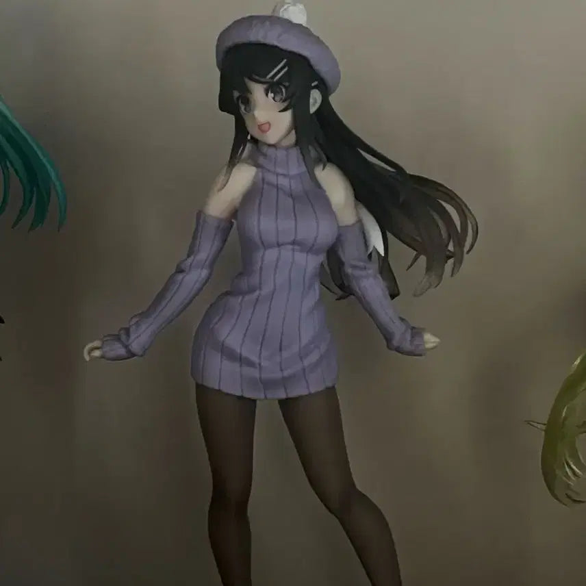 박스 있어요 / 청춘돼지는 바니걸 사쿠라지마 마이 니트 원피스 피규어