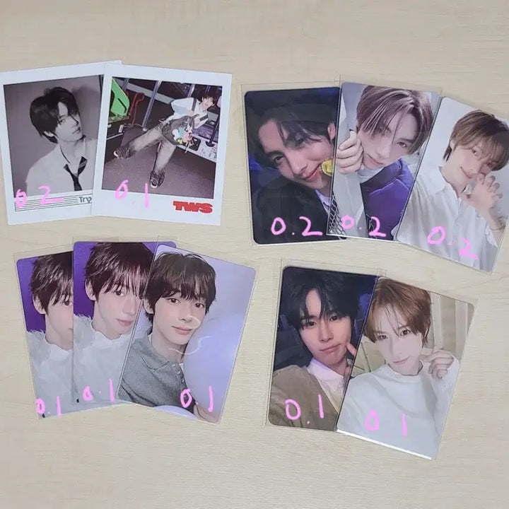 투어스 tws 앨범 포카 특전 미공포 폴라로이드