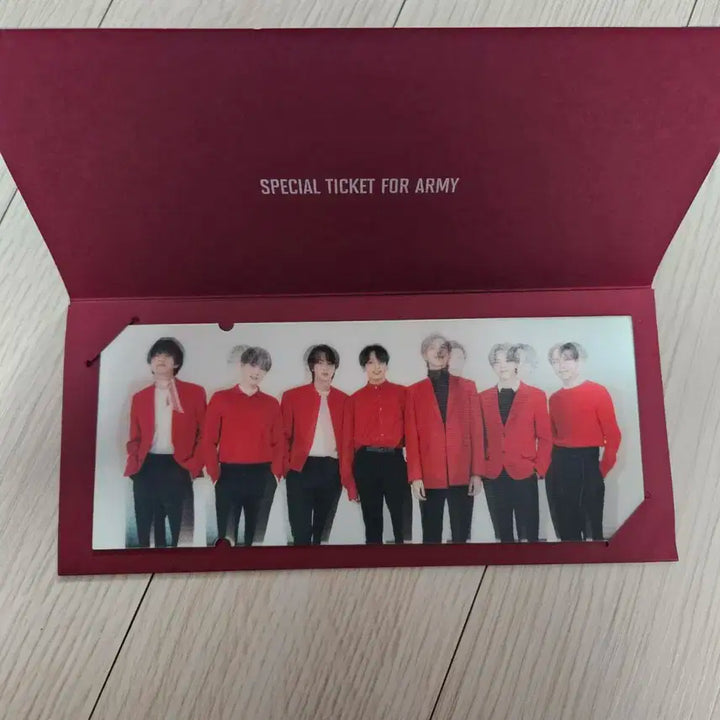 BTS 맵솔콘 랜티큘러 티켓