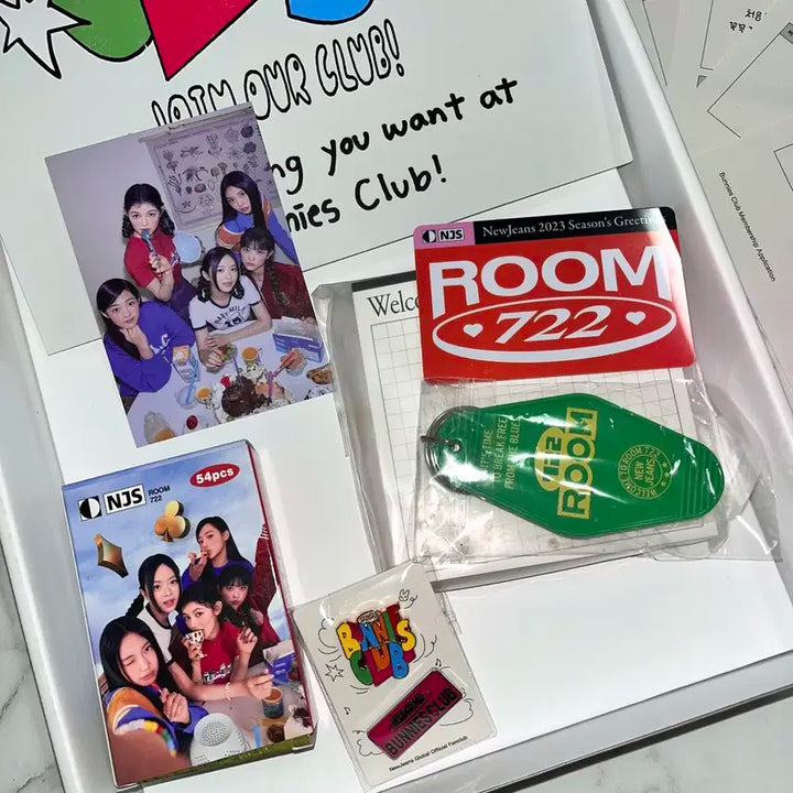 뉴진스 2023 시그 버니즈 클럽 세트 일괄