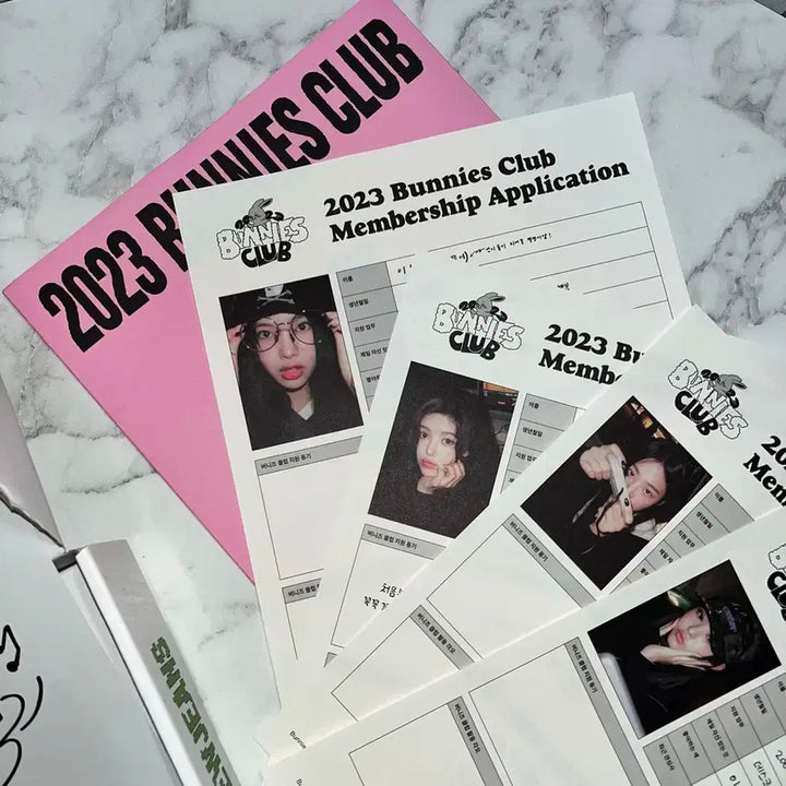 뉴진스 2023 시그 버니즈 클럽 세트 일괄