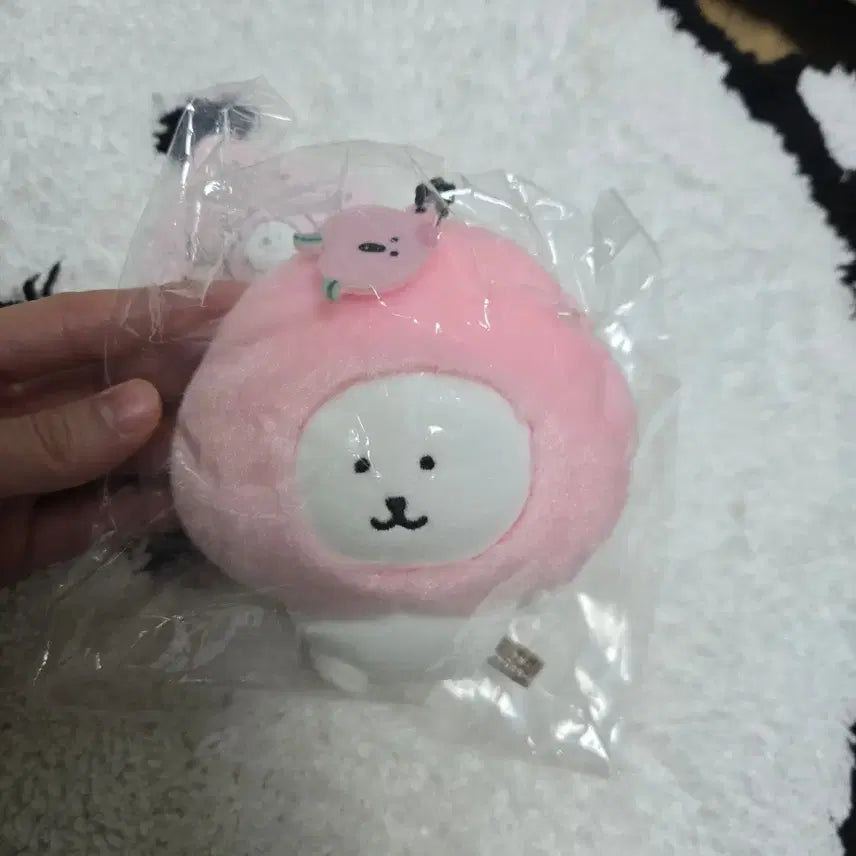 복숭아 농담곰 인형