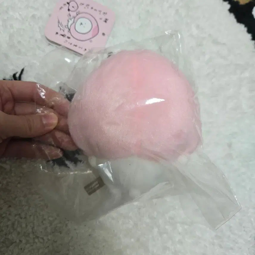 복숭아 농담곰 인형