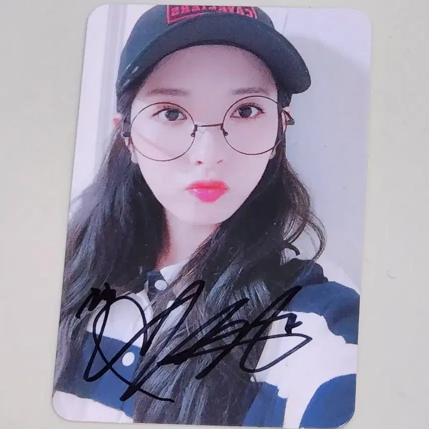 우주소녀 보나 싸인 포카