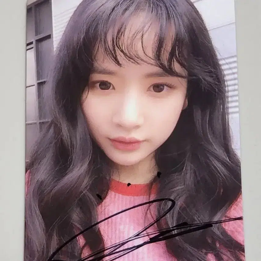 우주소녀 설아 싸인 포카