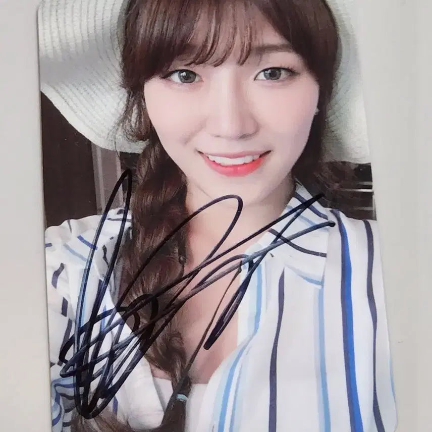 우주소녀 다원 싸인 포카