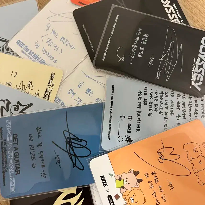 택포)라이즈 포카 14장 일괄 + 포카바인더