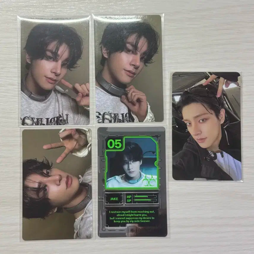 엔하이픈 제이크 위버스샵 특전 뮤직플랜트 럭드 양도 판매 포카 디자이어