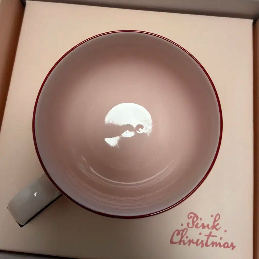 라이즈 2024 핑크 크리스마스 컵&소서 세트