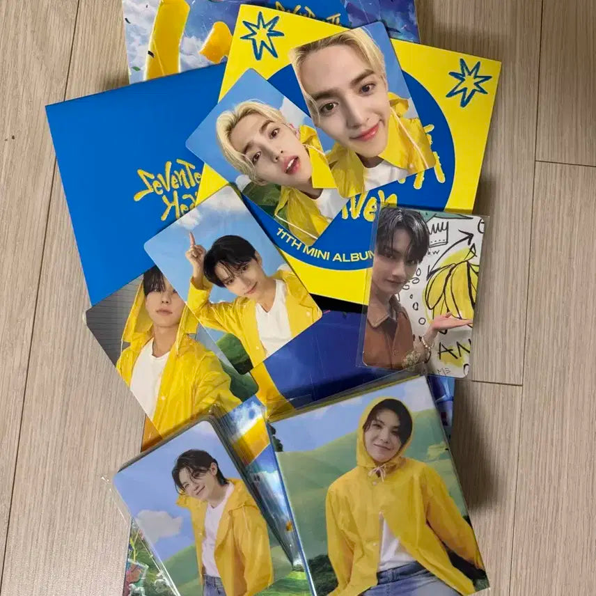 세븐틴 해븐 앨범 캐럿반 우지 (랜덤포카 에스쿱스, 호시, 준휘 포함)