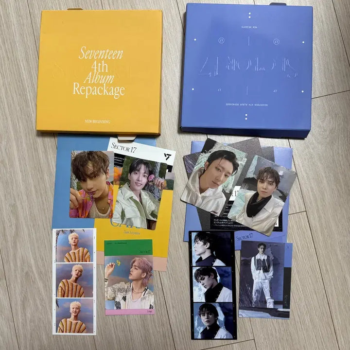 세븐틴 리패키지 섹터 17 앨범 2개 (일괄/ 포카 포함)