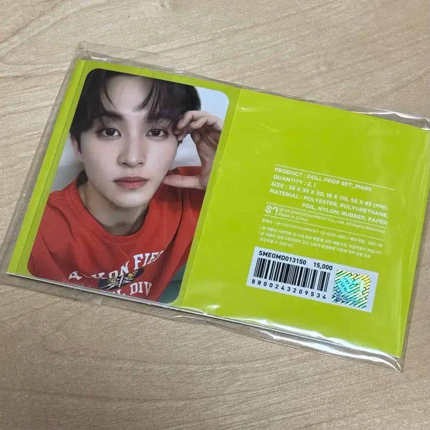 nct127 마크 포카 8주년 인형 소품 세트