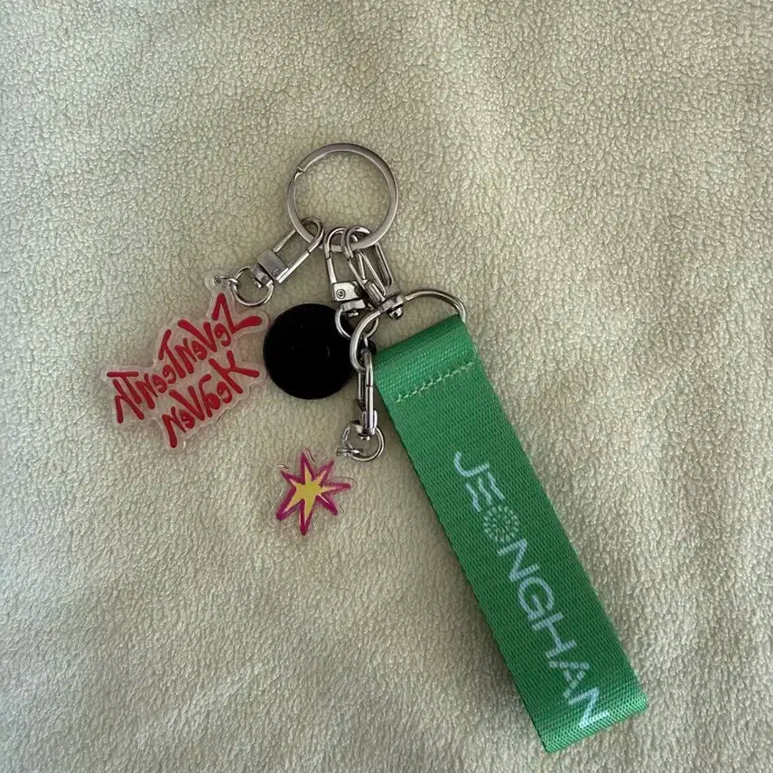 정한 세븐틴 스트리트 키링 양도