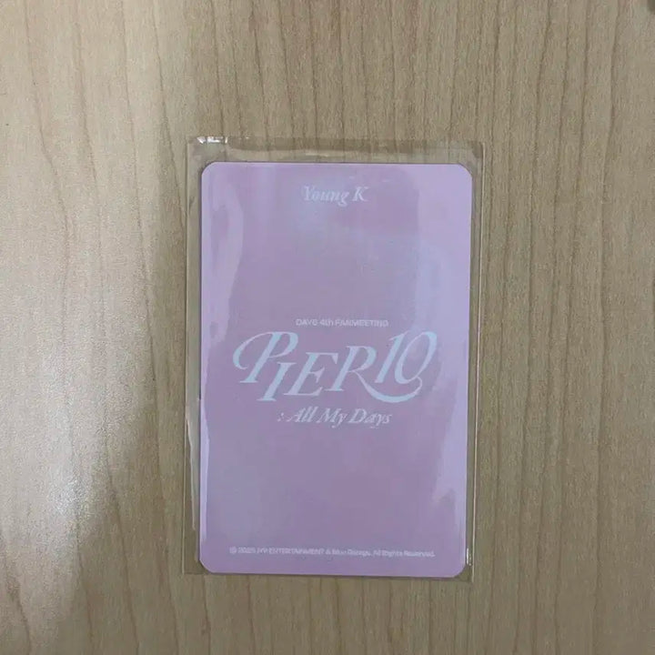 데이식스 영케이 트레카 포토카드 포카