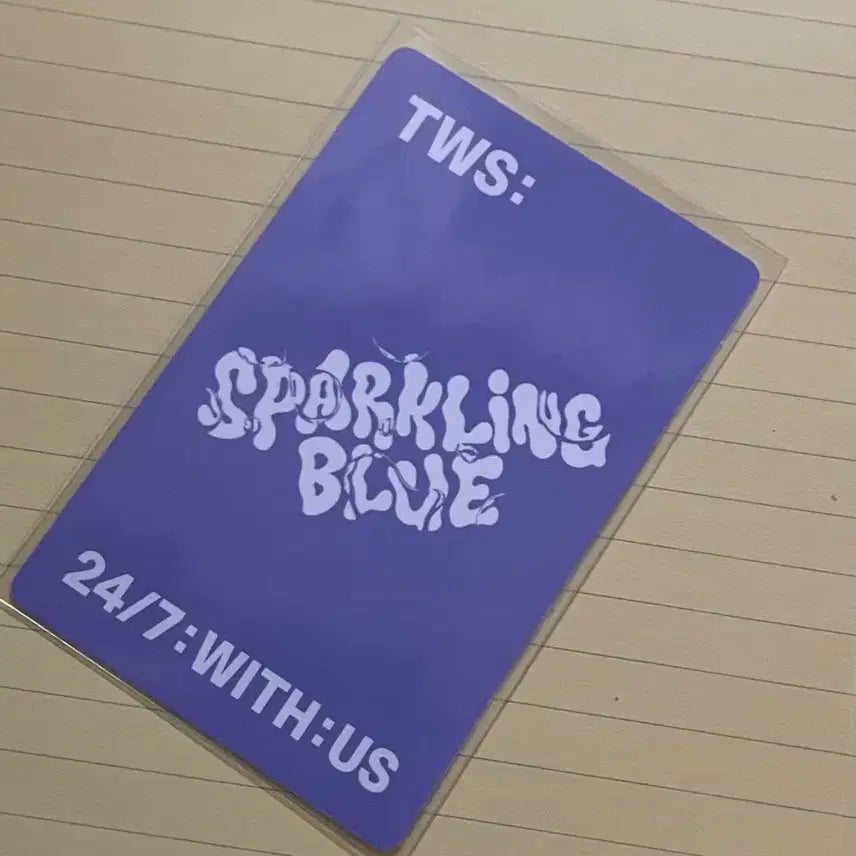 투어스 도훈 스파클링 블루 포카