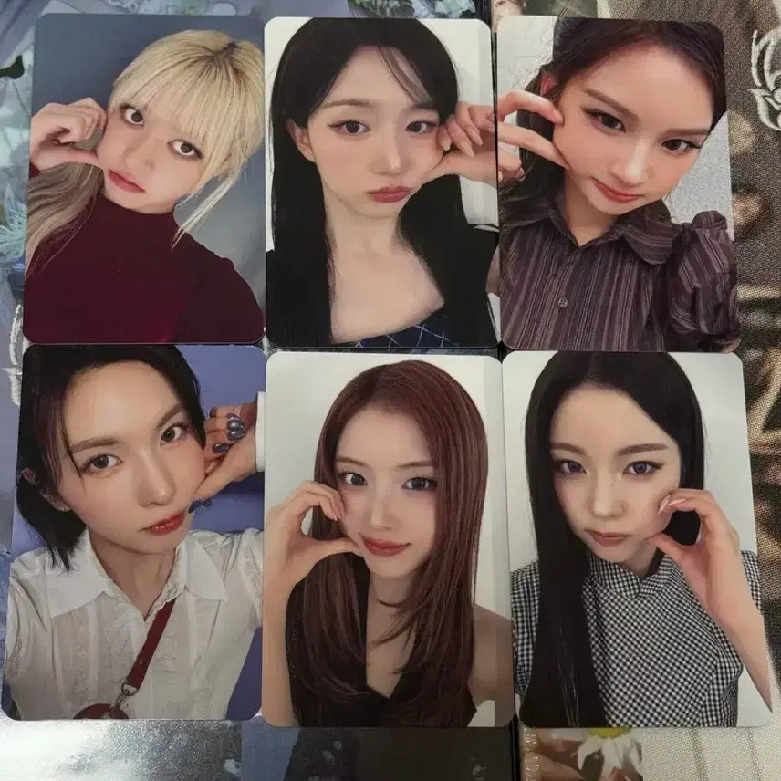 후기200개) 엔믹스 포카 메이크스타 영통 볼꼬집 하트 세트