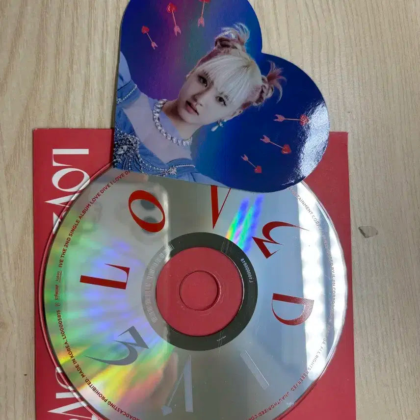 아이브 LOVE DIVE CD + 이서 하트