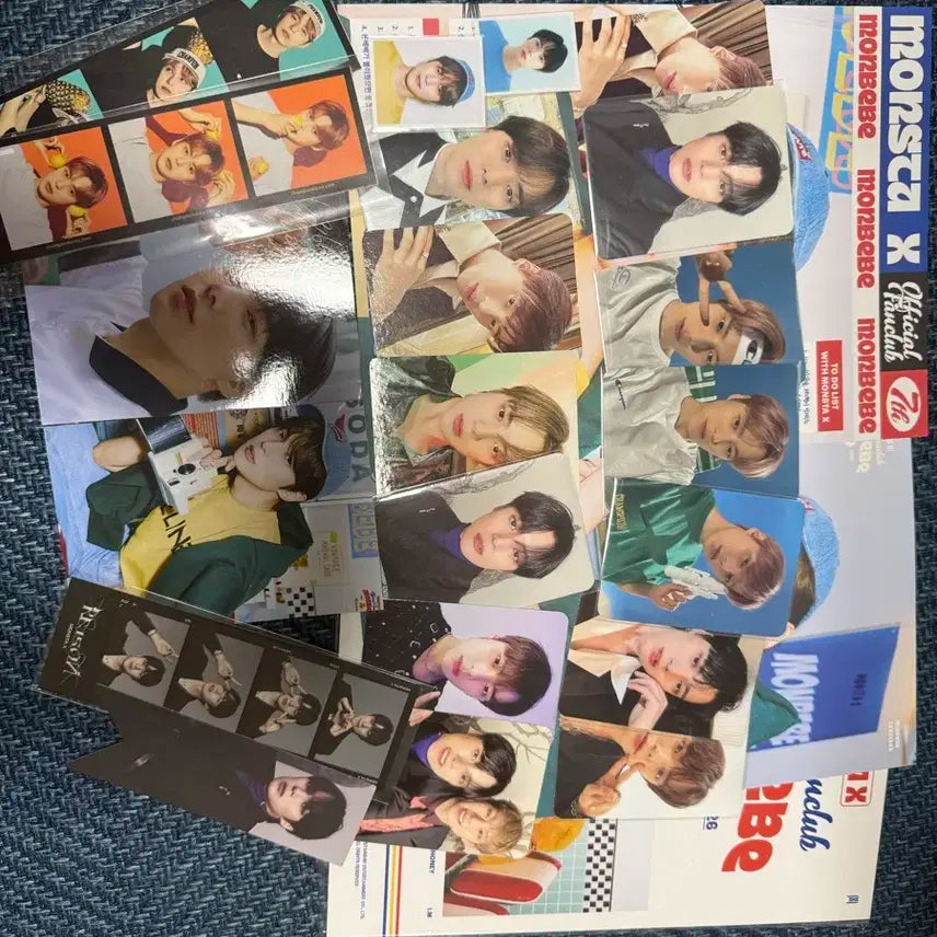 몬스타엑스 민혁 챔피언 앨범 포카 + 증명사진 + 공식 7기굿즈