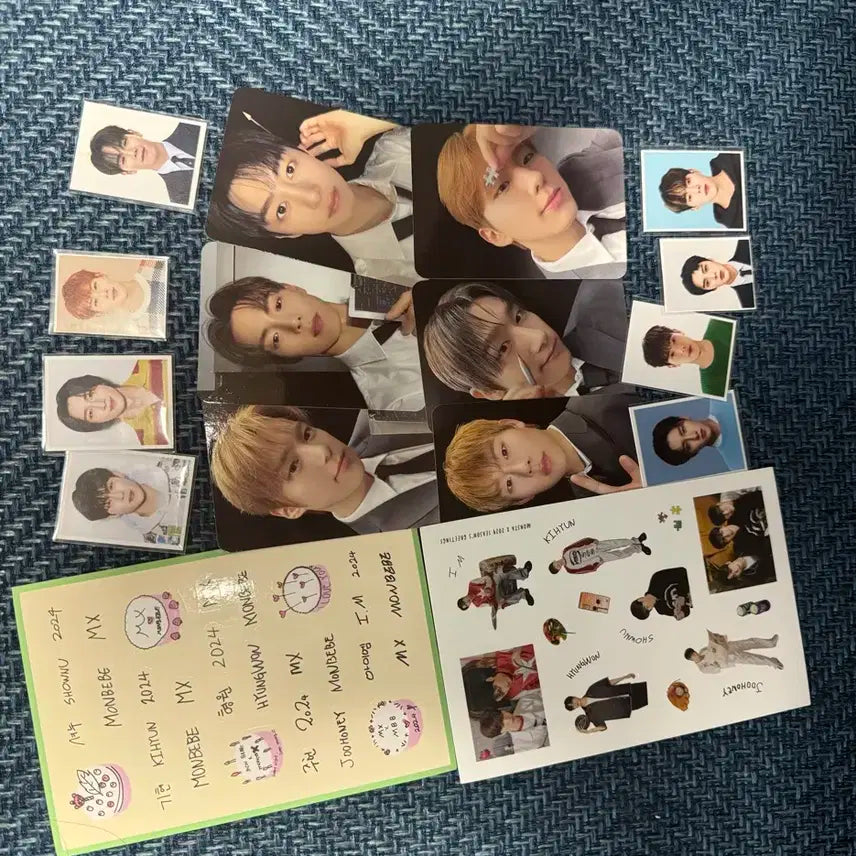 몬엑10주년콘 몬베베온리2일차 포카세트+증사 굿즈