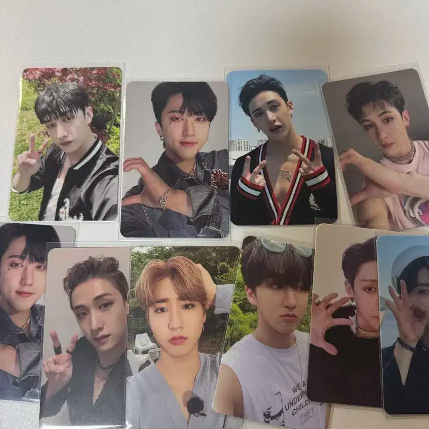 스키즈 방찬 창빈 지성 포카