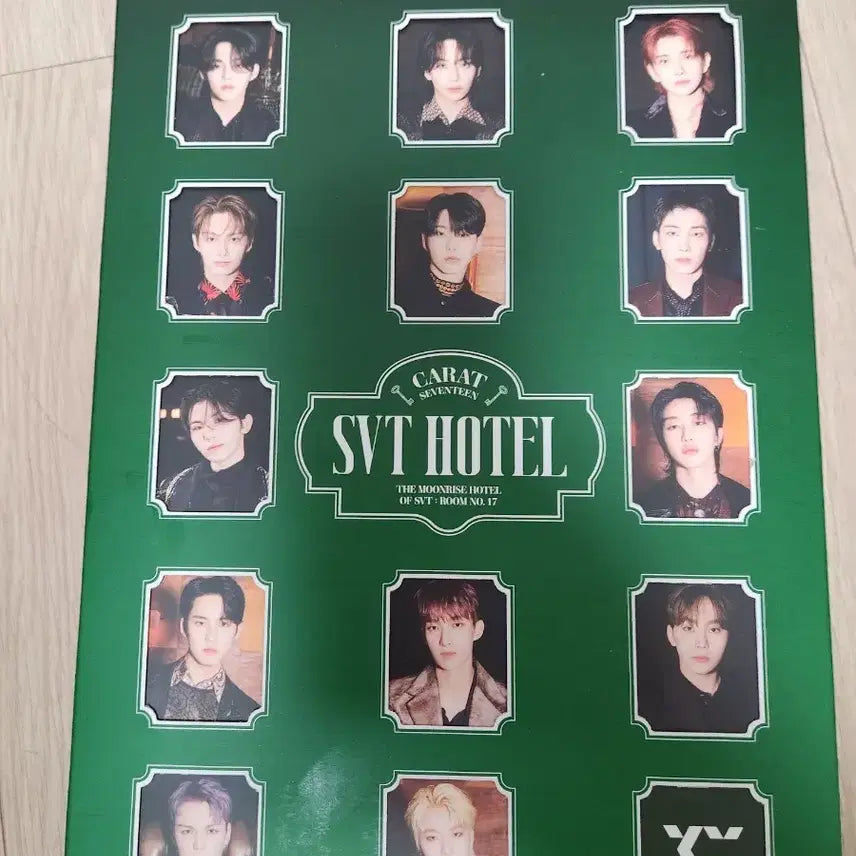 세븐틴 멤버쉽 포토북 호텔버전