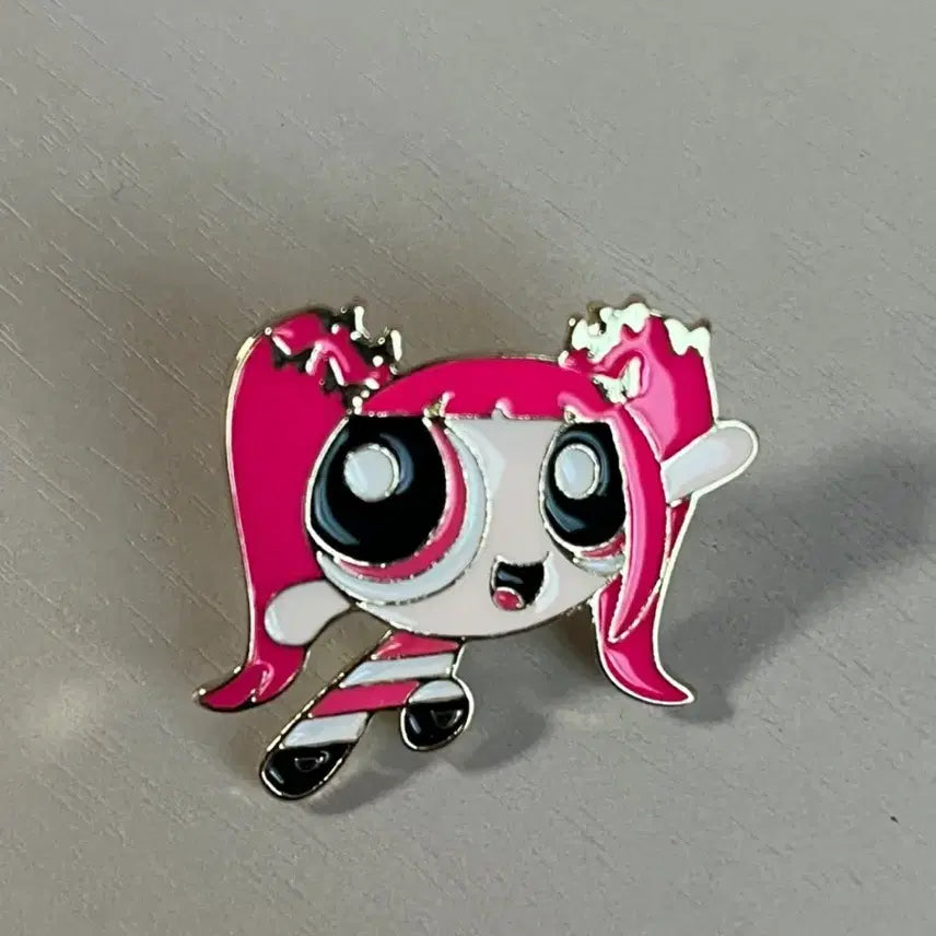 뉴진스 하니 파워퍼프걸 브로치