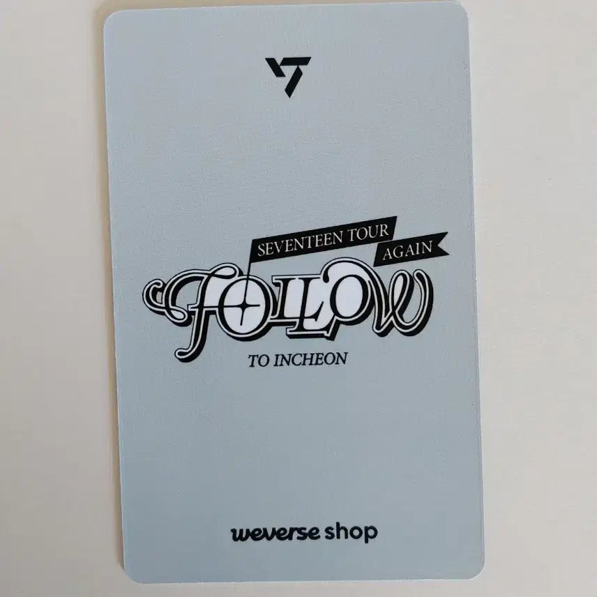 세븐틴 준 인천 팔로우콘 회장한정 포카