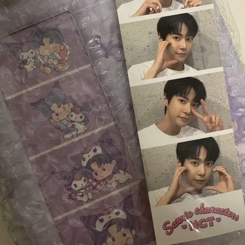 nct 127 산리오 도영 콜렉트북 네컷사진