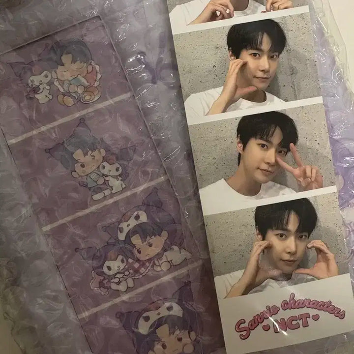 nct 127 산리오 도영 콜렉트북 네컷사진