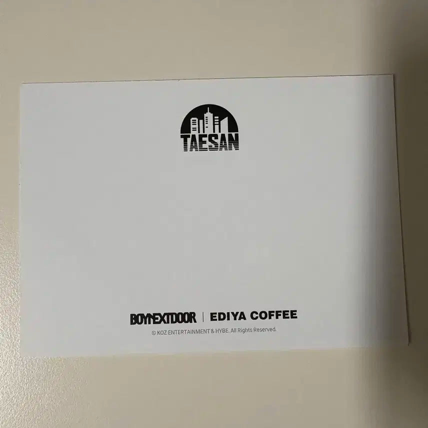 이디야 보넥도 태산 포토엽서