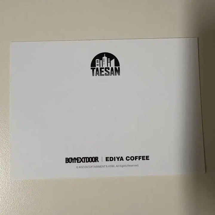 이디야 보넥도 태산 포토엽서