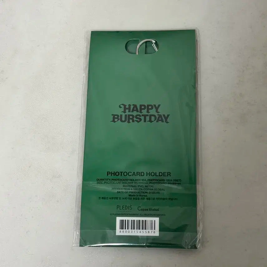 세븐틴 해피버스트데이 팝업 포카홀더 양도 (미개봉)