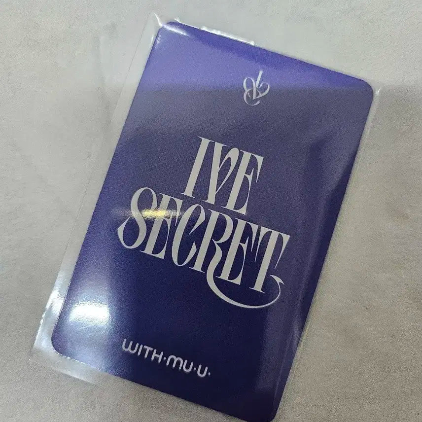 위드뮤 ive아이브 secret시크릿 위드뮤사인회 응모특전 -레이-