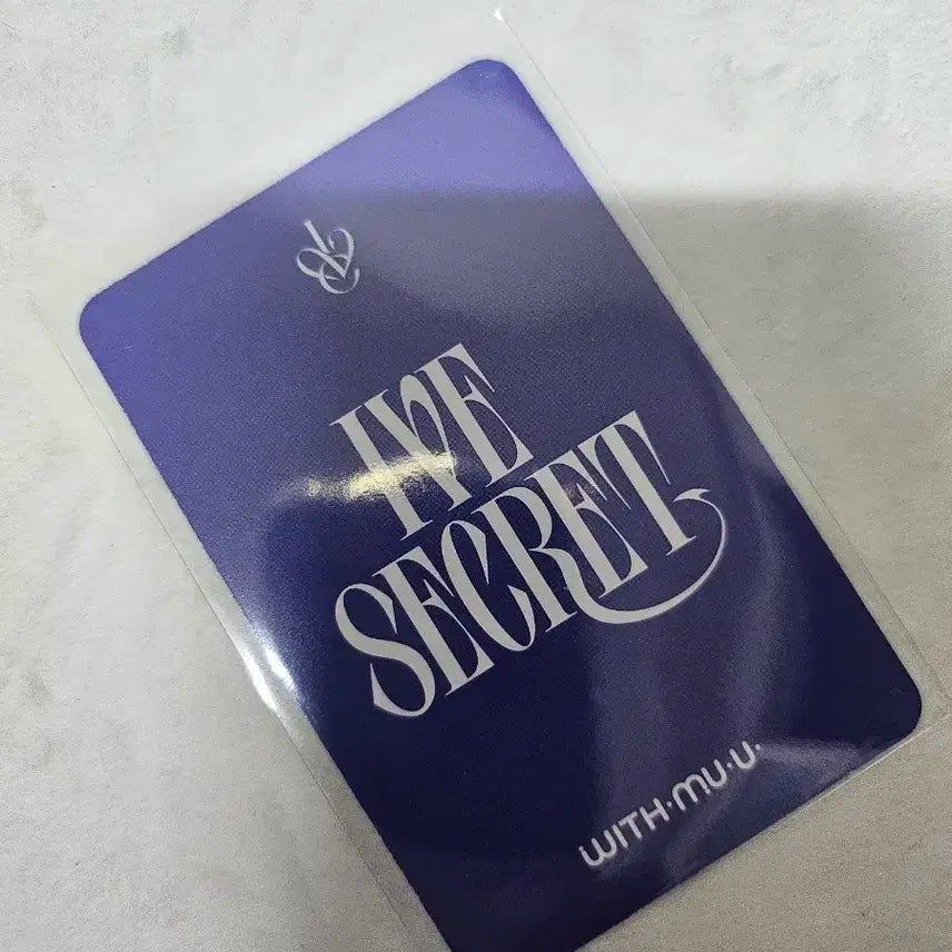 위드뮤 ive아이브 secret시크릿 위드뮤사인회 응모특전 -김가을-