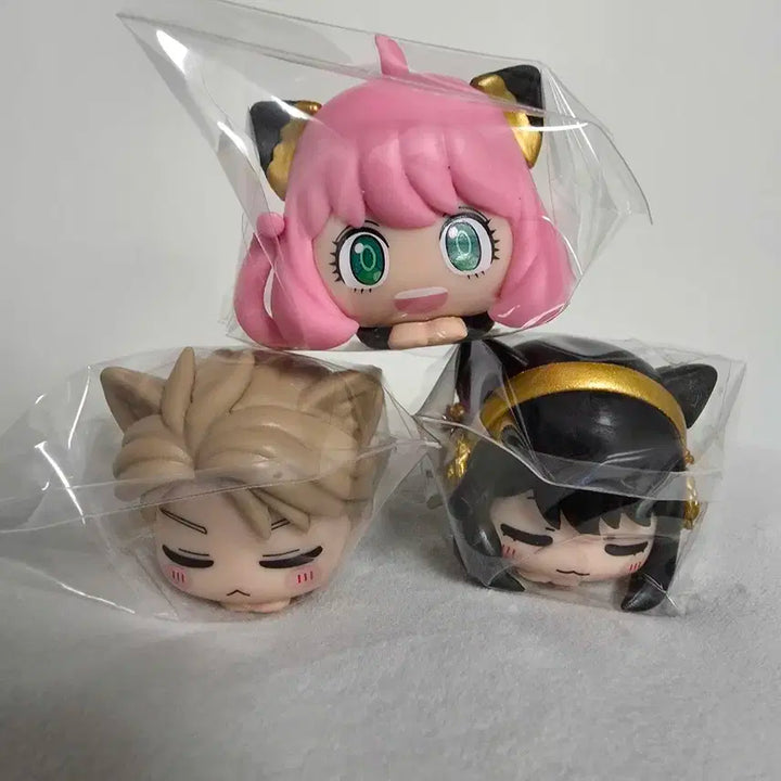 스파이 패밀리 고양이 피규어 3종 세트