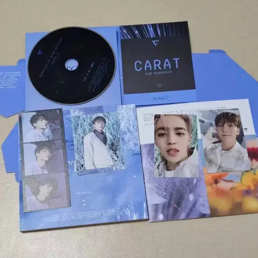 세븐틴 개봉앨범 포카 섹터17리패키지에스쿱스정한승관버논