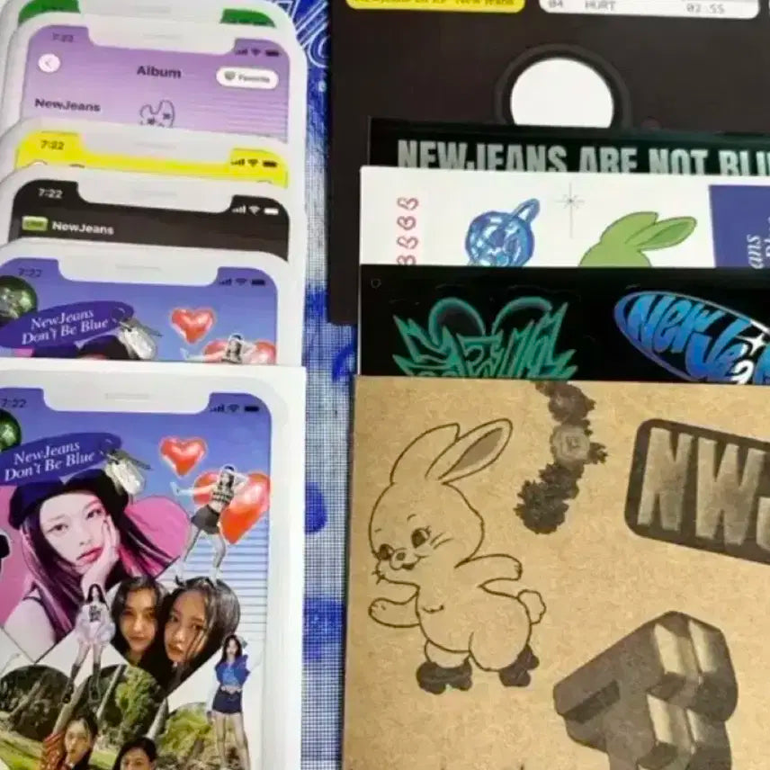 뉴진스 NJZ 굿즈 일괄 개봉앨범포카블루북민지하니다니엘해린혜인