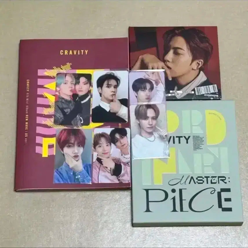 택포)크래비티 굿즈 일괄 개봉앨범뉴웨이브마스터피스디지팩포카크크루아궁빵