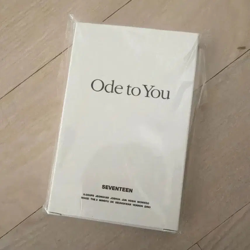 세븐틴 ode to you 폴라로이드