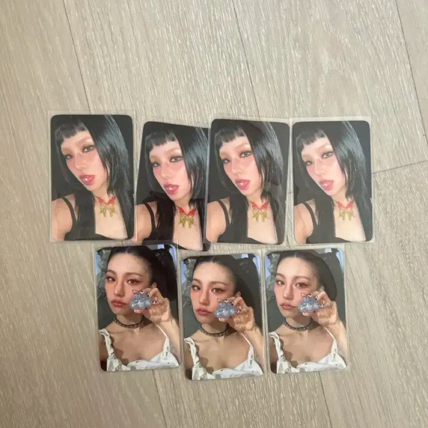 급처 / 있지 예지 포카 사웨 위드뮤 럭드 팬싸 미공 특전 7장 세트