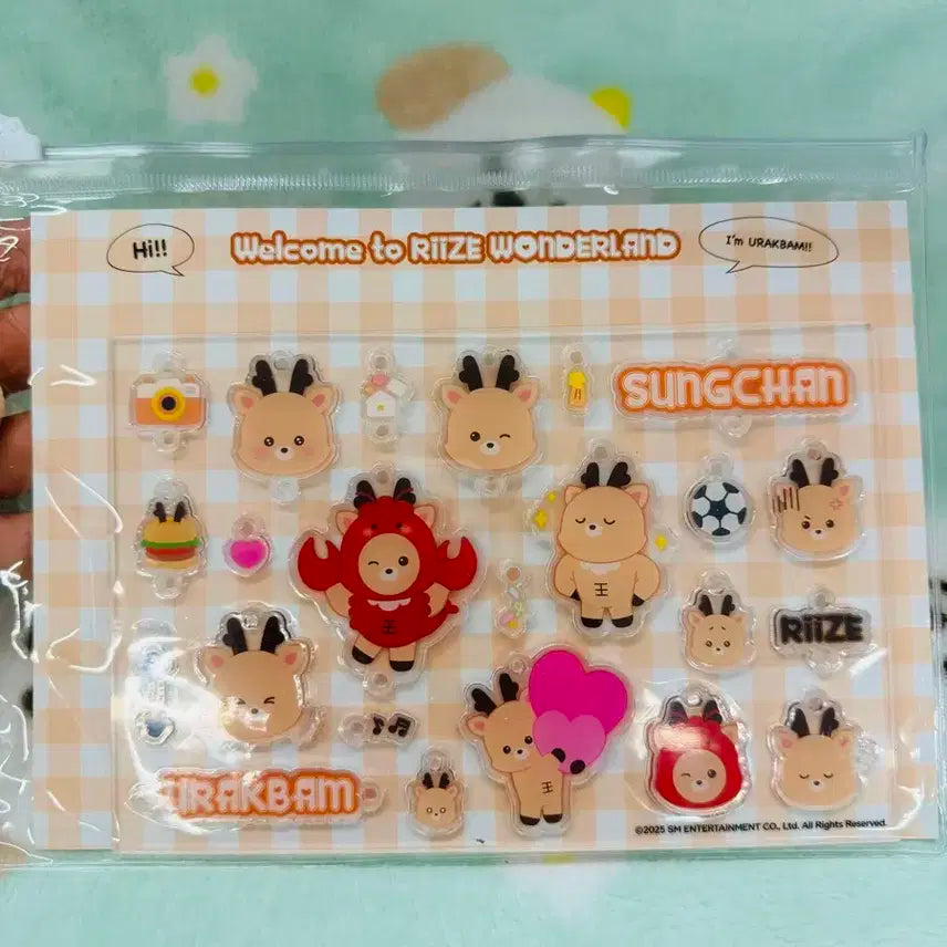 (미개봉)라이즈 상하이 팝업 DIY 키링 참 세트 양도 우락밤