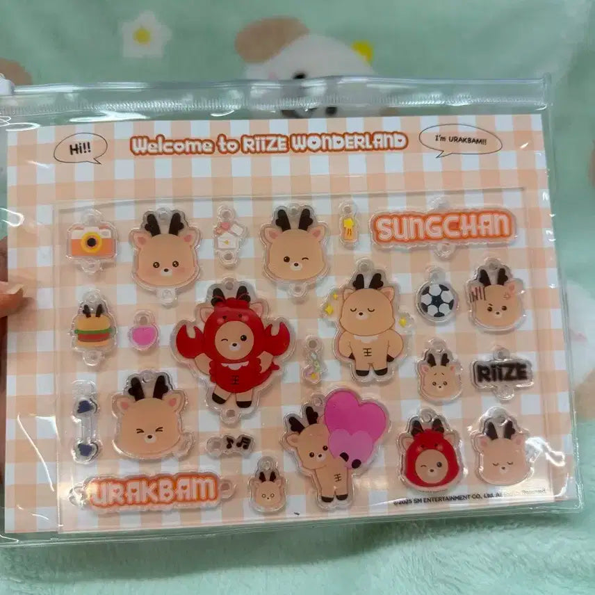 (미개봉)라이즈 상하이 팝업 DIY 키링 참 세트 양도 우락밤