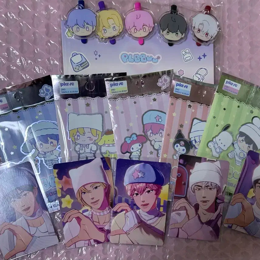 플레이브 버프즈 앨범5종, 미공포5종, 볼펜세트 양도