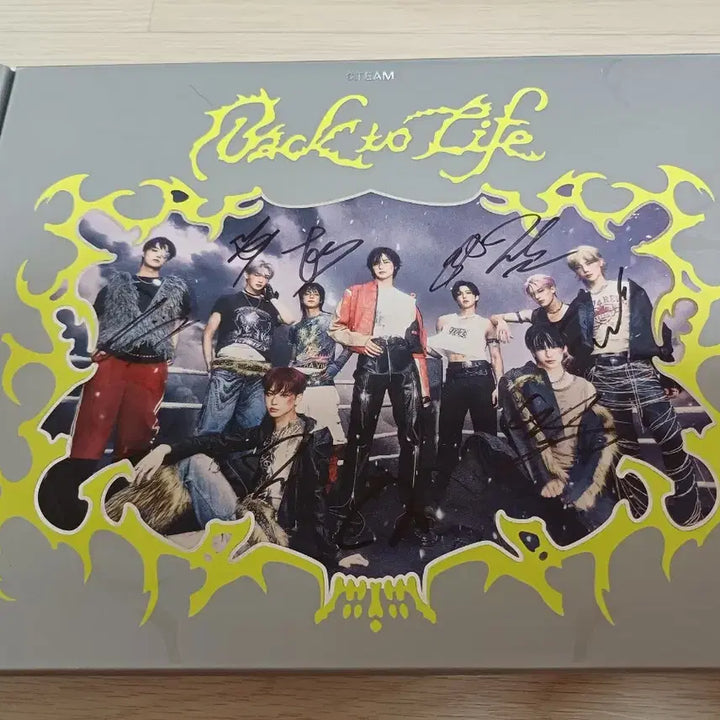 앤팀 비매 싸인 앨범