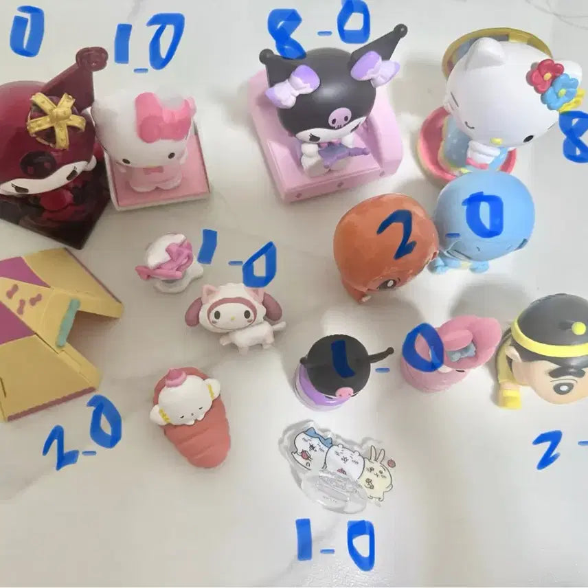 피규어 팝니다 (산리오 포켓몬 짱구)