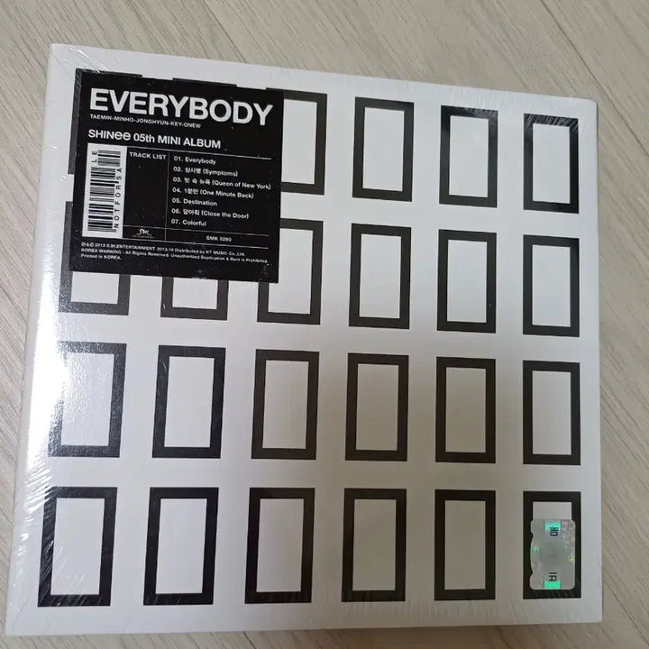 샤이니 shinee 에브리바디 미개봉 비매 앨범