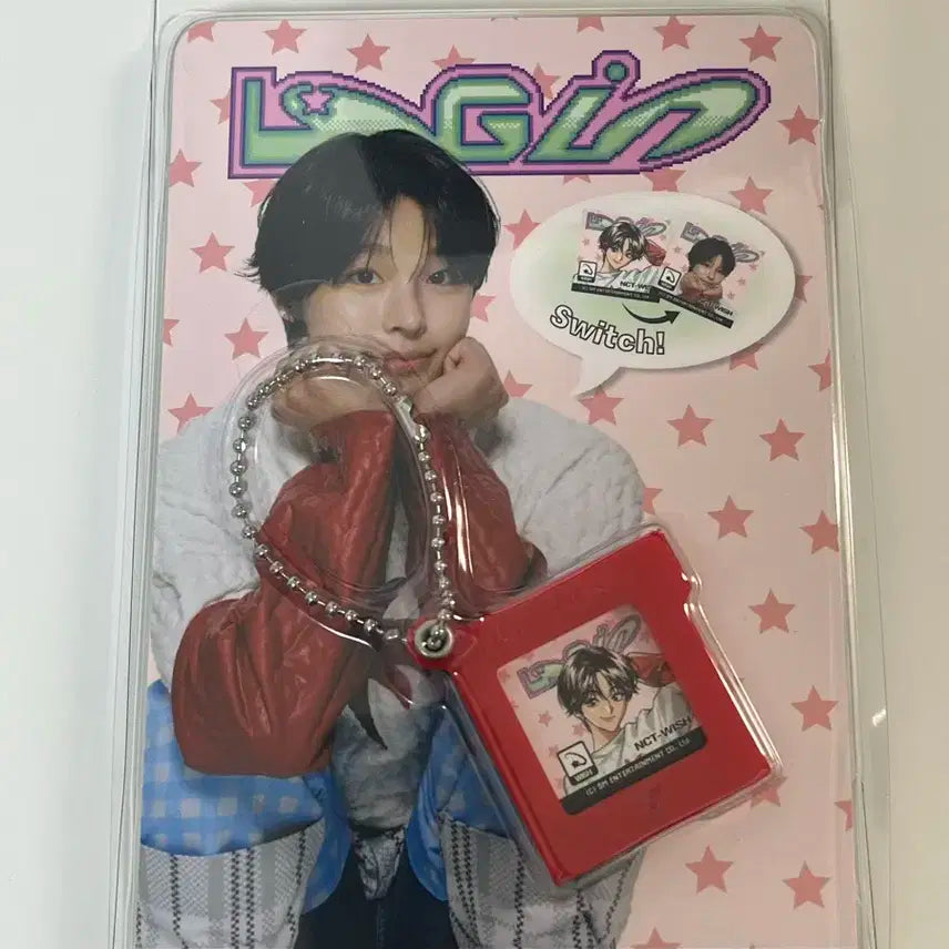 엔시티위시 리쿠 로그인 게임팩 키링 단순개봉