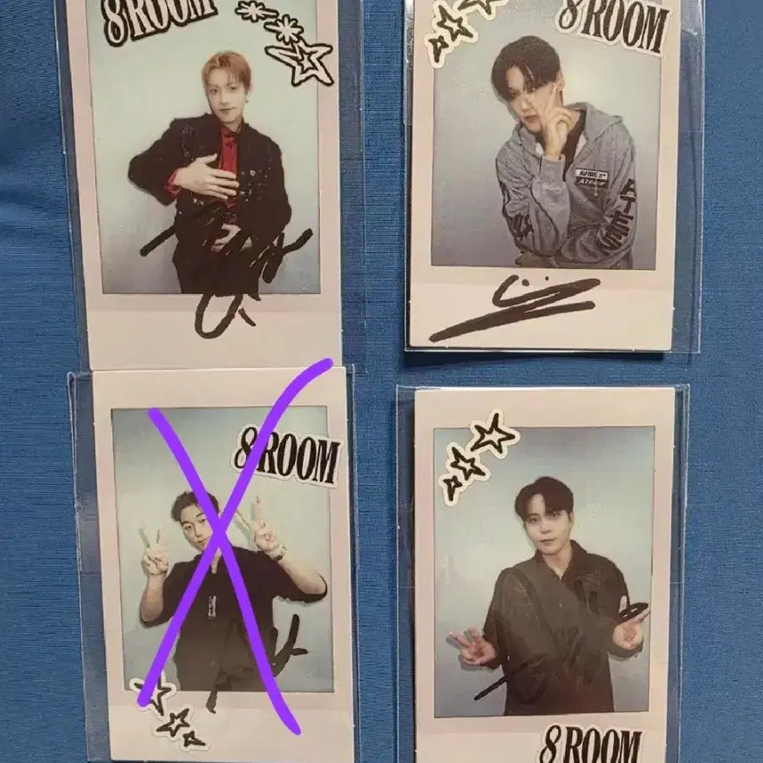 에이티즈 8ROOM 에잇룸 팝업 럭드 폴라로이드 포카 미개봉 일괄