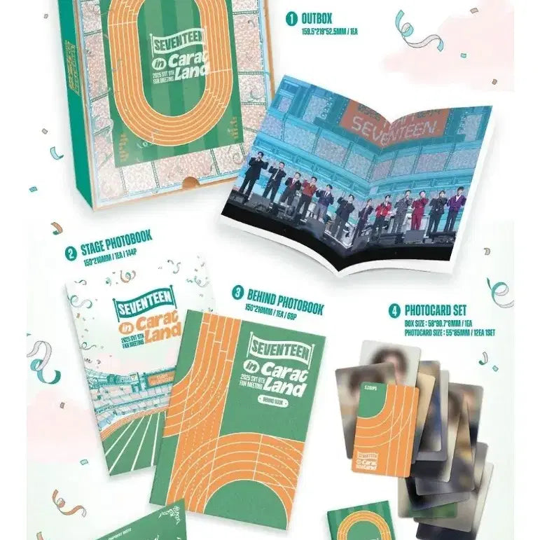 세븐틴 2025 캐럿랜드 메모리북 + 카카오톡 특전 원가이하양도